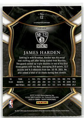 Yahoo オークション 2020 21 Panini Select 12 James Harden Red Wh