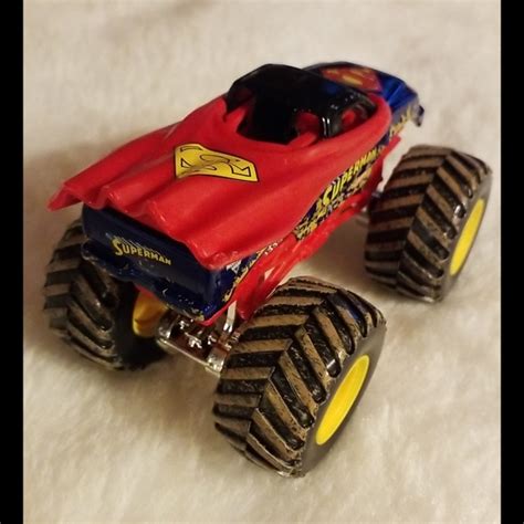 Mattel Toys Mattel Hot Wheels Monster Jam Superman Collectible Trucknumbered C Poshmark