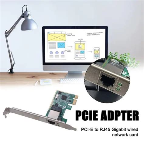 SCHEDA LAN SCHEDA PCI-E Gigabit Ethernet Realtek Nic RTL8111 D0D7 EUR 6 ...