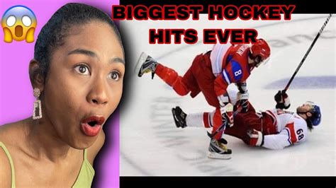 Biggest Hockey Hits Ever Reaction Youtube