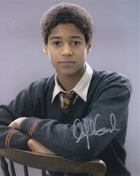 Alfie Enoch 10x8 Signed In Silver Harry Potter Showmasters Comic Con