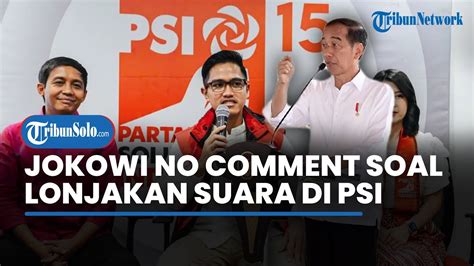 Jokowi Pilih Irit Bicara Tanggapi Lonjakan Suara Psi Di Sirekap Kpu