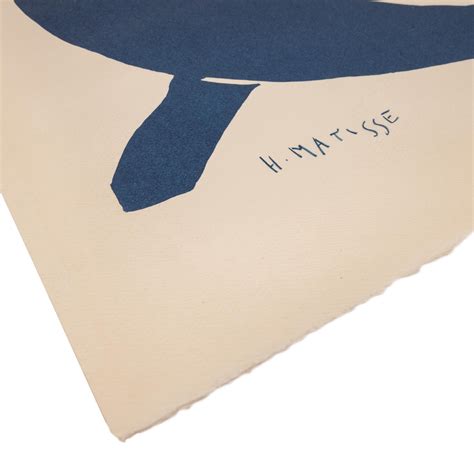 Henri Matisse Mid Century Modern Serigraph In Colors Henri Matisse Blue Nude II Signed 1952 At