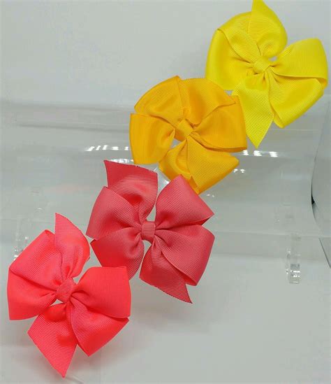 Kit Laços gorgurão rosa claro rosê nude Elo7 Produtos Especiais