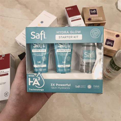 Safi Hydra Glow Starter Kit Kesehatan Kecantikan Kulit Sabun