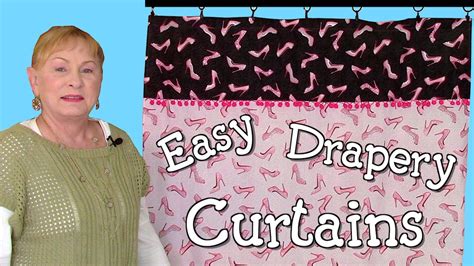 Quick And Easy Drapery Curtains The Sewing Room Channel Youtube