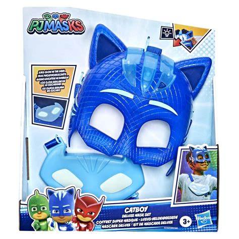 PJ Masks Catboy Deluxe Mask Set Preschool Dress Up Toy Light Up Mask