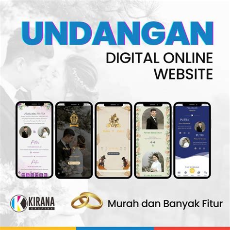 Jual Undangan Digital Pernikahan Web Shopee Indonesia