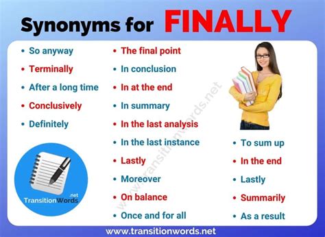 Another Word for Finally: List of 20 Synonyms for Finally with Useful