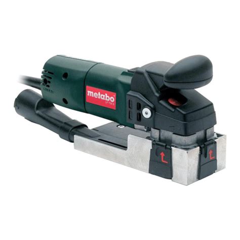 METABO LF 724 S ORIGINAL INSTRUCTIONS MANUAL Pdf Download | ManualsLib