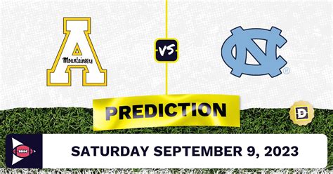 Appalachian State Vs North Carolina Cfb Prediction And Odds