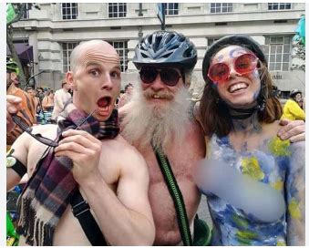 The World Naked Bike Ride 2024 In London News Spicy
