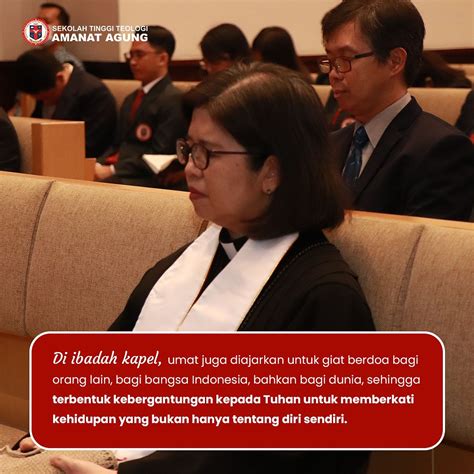 Ibadah Kapel Stt Amanat Agung