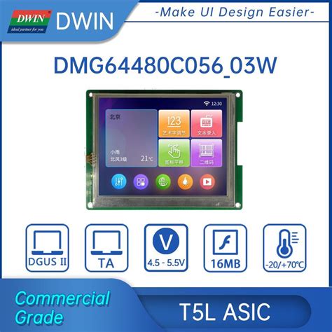 Dwin Inch Tft Lcd Module Hmi Touch Display China Touch