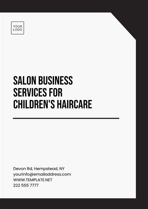 Free Salon Business Plan Templates, Editable and Printable