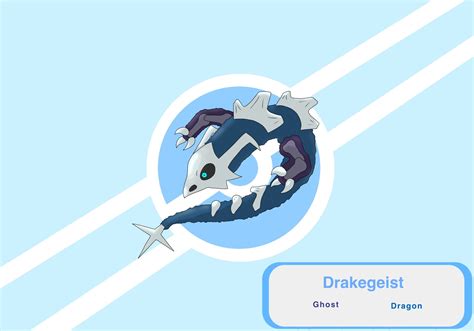 Artstation Fakemon Project Drakegeist