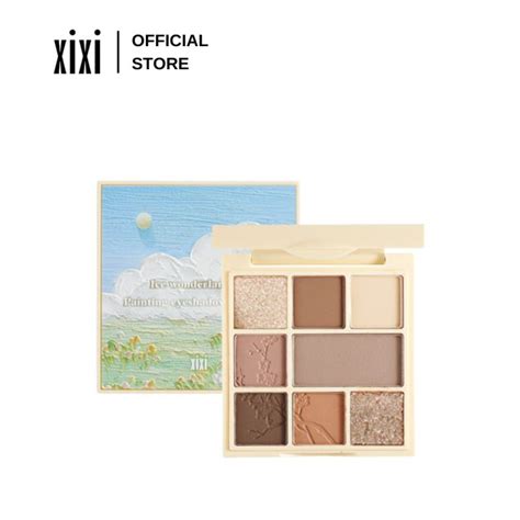 XIXI Oil Painting Eye Shadow Palette Color Eyeshadow Palette Long Lasting Waterproof Nude