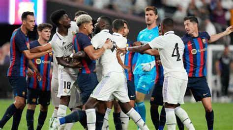 Real Madrid Vs FC Barcelona Las Vegas Clasico In Pictures Rudiger