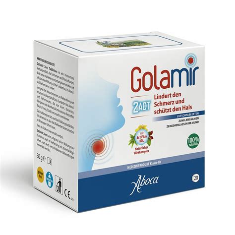 Golamir 2Act Halslutschtabletten 20 St Shop Apotheke