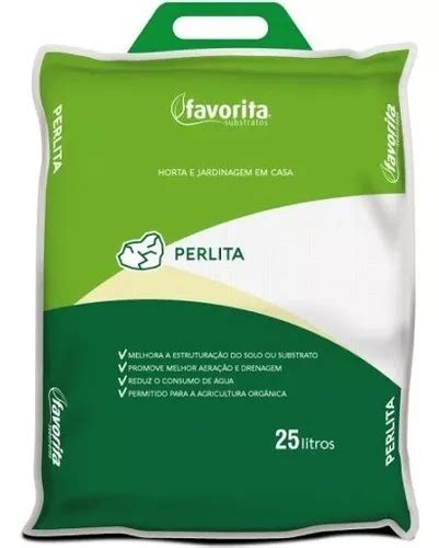 Perlita Expandida Favorita 25 Litros Grow Cultivo Indoor