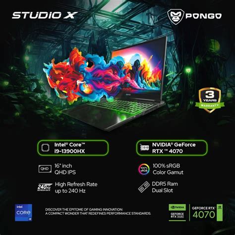 Promo Gaming Axioo Pongo Studio X Intel Core i9-13900HX/32GB/1TB/RTX ...