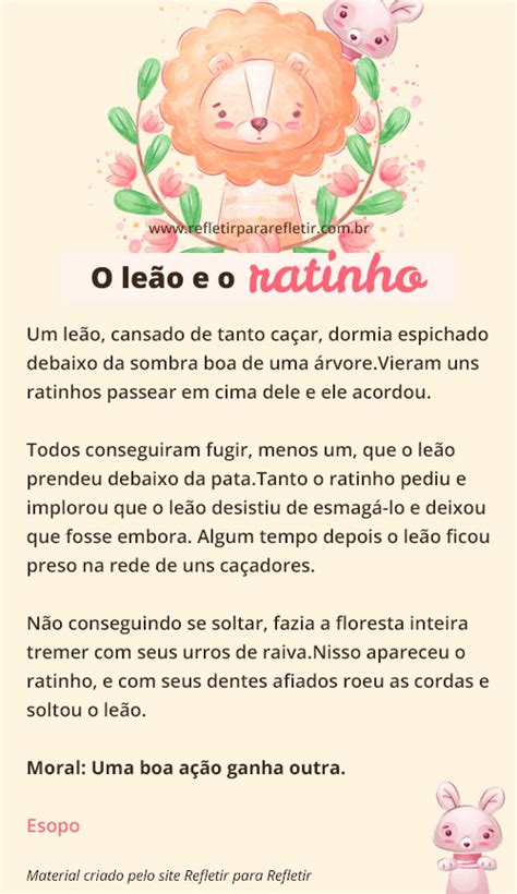 Fabula Com Moral Da Historia - 46 FÁBULAS PEQUENAS com moral e interpretação