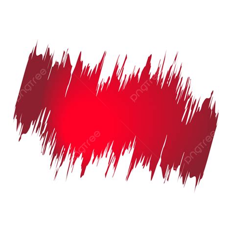 Red Paint Brush Stroke Png