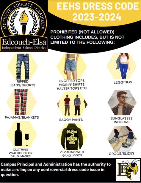 Edcouch Elsa High School Dress Code 2023 2024 Edcouch Elsa ISD