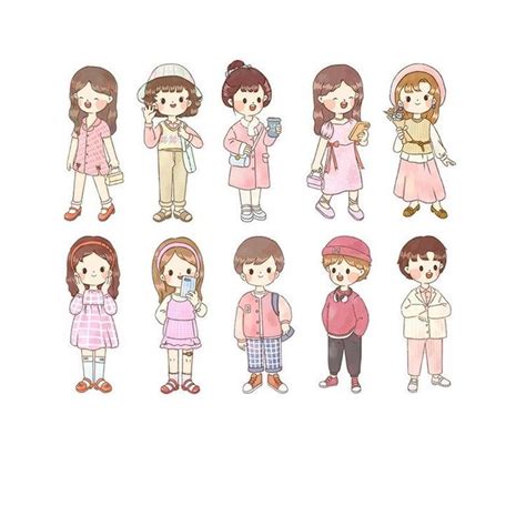 pinterest cute cartoon drawings girls cartoon art cute  drawings