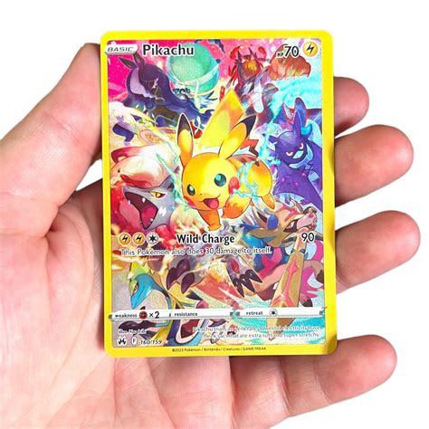 Pokemon Pikachu Crown Zenith Secret Rare Trainer Full Art