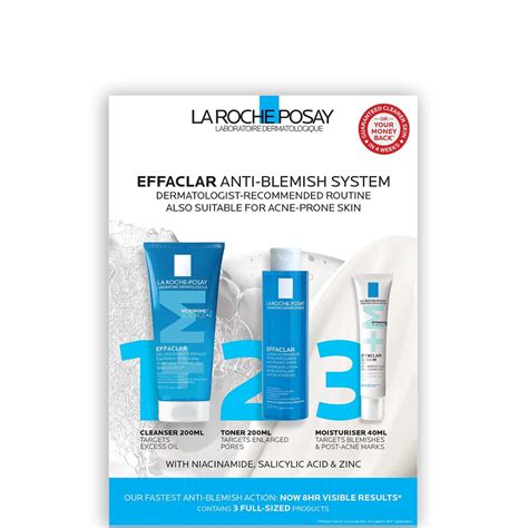 La Roche-Posay Effaclar 3-Step Anti-Blemish Routine Kit - Gratis ...