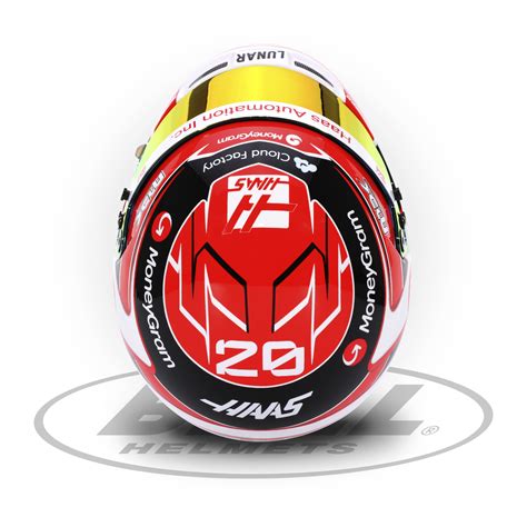 Mini Helmet Scale Kevin Magnussen Haas Bell Mini Helmets