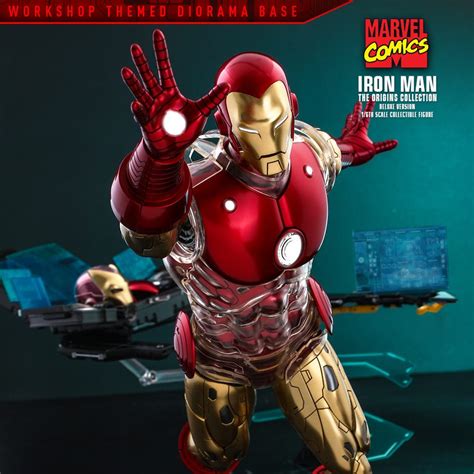 Hot Toys Cms D Marvel Comics Iron Man The Origins Collection Deluxe Version
