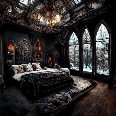 Dark And Moody Bedroom Fantasy Bedroom Gothic House Gothic Bedroom