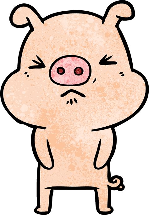 Cartoon Grumpy Pig 44947997 Png