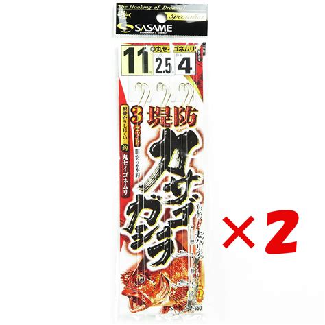 【楽天市場】1000円ポッキリ 送料無料 【 まとめ買い ×2個セット 】 「 ささめ針 Sasame D 650 堤防カサゴ・ガシラ3セット