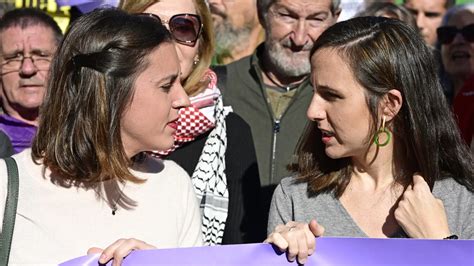 Belarra Insiste En Que Irene Montero Sea Ministra Y Evita Hablar De La