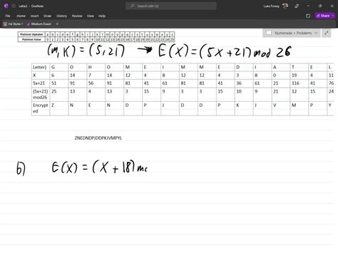 SOLVED: Consider the affine cipher with a = 17 and b = 4 in Z26 ...