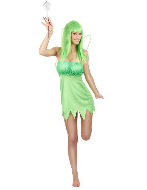 Costume Fata Campanellina Verde Per Donna Vegaoo