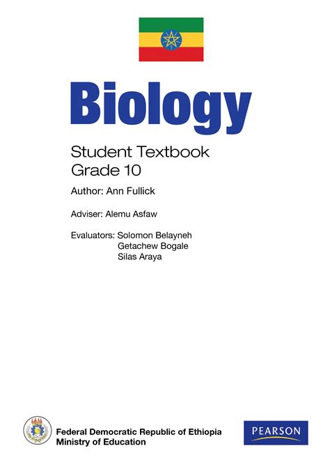 Solution Biology Grade 10 Textbook Studypool