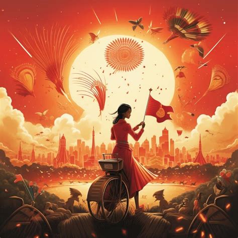Premium Ai Image Chinese Culture Illustration Artwork