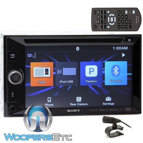 Sony Xav W Bt In Dash Din Touchscreen Lcd Dvd Receiver With