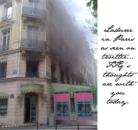 Laduree Champs Elysees Fire In Paris Emily Jane Johnston