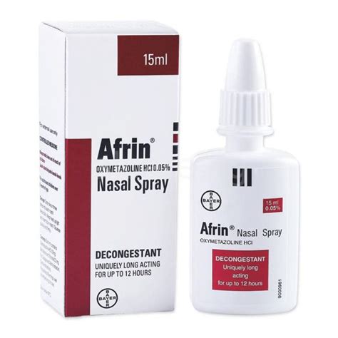 Afrin Nasal Spray 15ml - Alcare Pharmaceuticals Pte Ltd