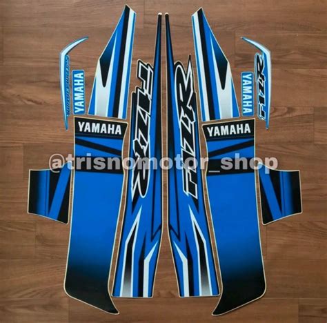 Striping Polet Body Yamaha Fiz R F Z R Special Edition Biru Sticker