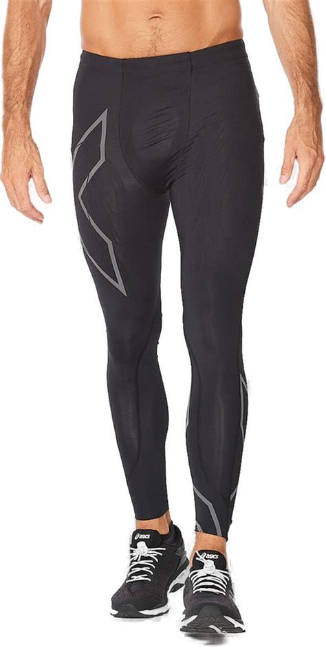 2xu Light Speed Compression Tights Men Black Black Reflective • Pris