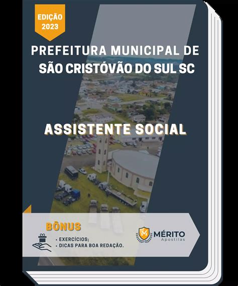 Apostila Assistente Social Prefeitura De S O Crist V O Do Sul Sc