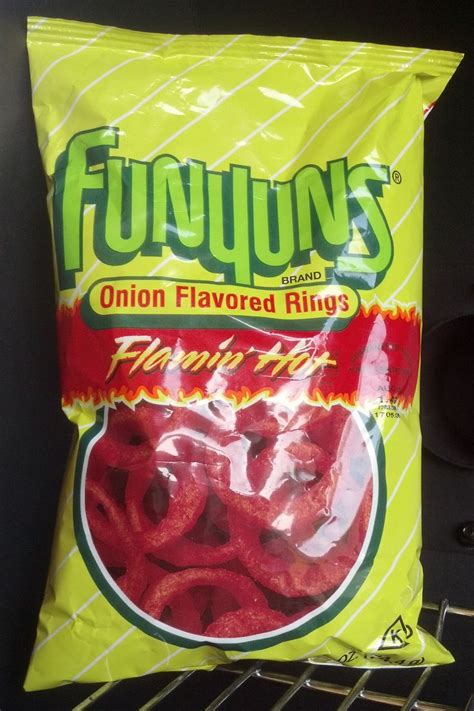 Flamin Hot Funyuns From Frito Lay Eat More Heat Food Babe Hot Chip Funyuns Recipe