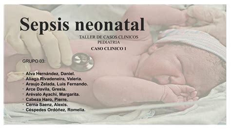 Sepsis Neonatal Henry Maldonado Guti Rrez Udocz