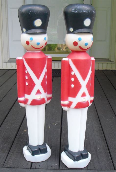 Vintage Christmas 31 Toy Soldier Yard Art Porch Etsy Vintage